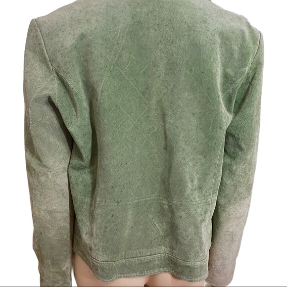 Sorbe Suede Coat Mint Large - Picture 5 of 8